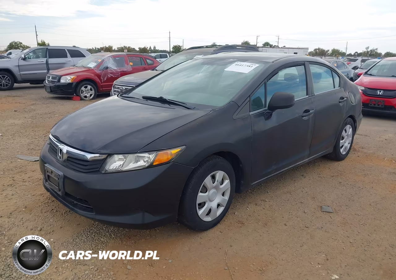 2012 Honda Civic Lx VIN:2HGFB2F51CH305091 - 2
