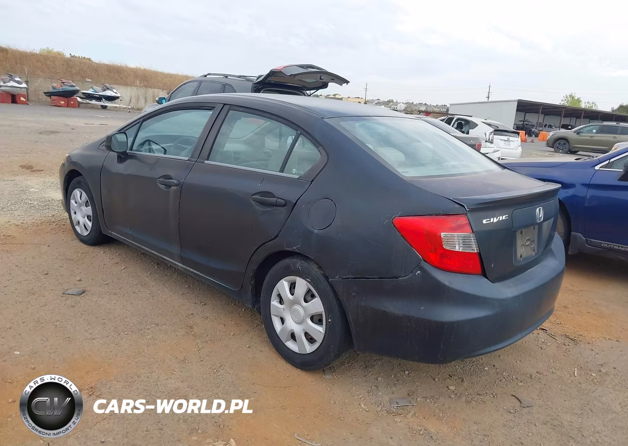 2012 Honda Civic Lx VIN:2HGFB2F51CH305091 - 3