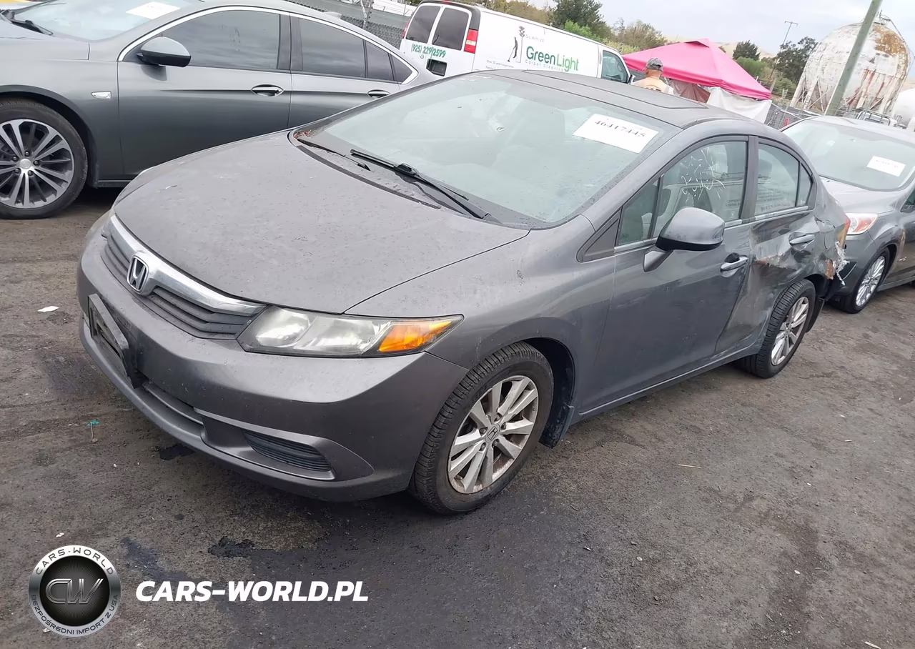 2012 Honda Civic Ex VIN:2HGFB2F8XCH573275 - 2