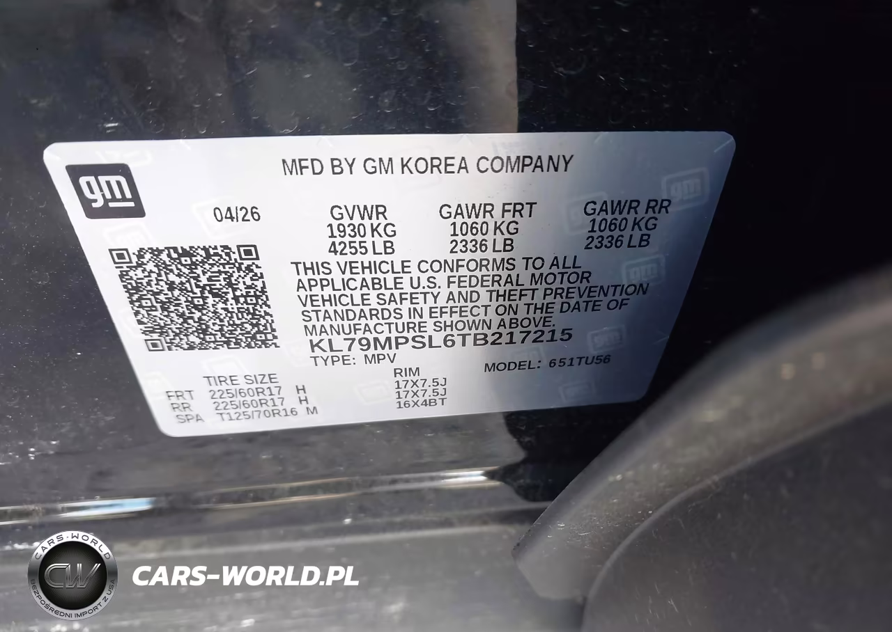 2026 Chevrolet Trailblazer Fwd Lt VIN:KL79MPSL6TB217215 - 9