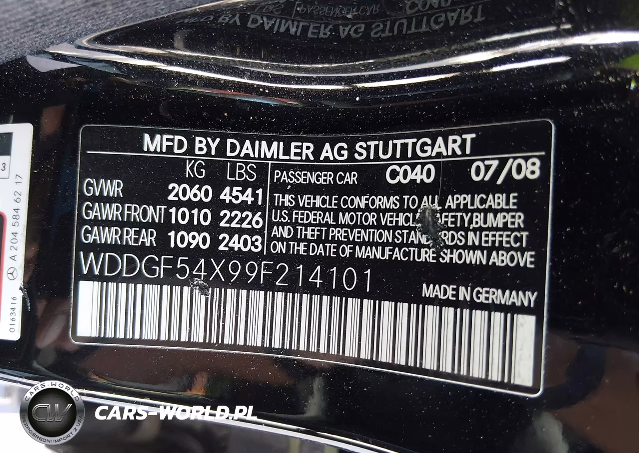 2009 Mercedes-Benz C 300 Luxury-Sport VIN:WDDGF54X99F214101 - 9