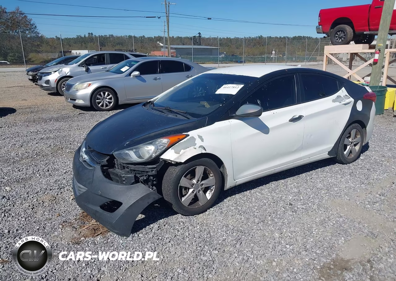 2013 Hyundai Elantra Gls VIN:5NPDH4AE0DH311366 - 2