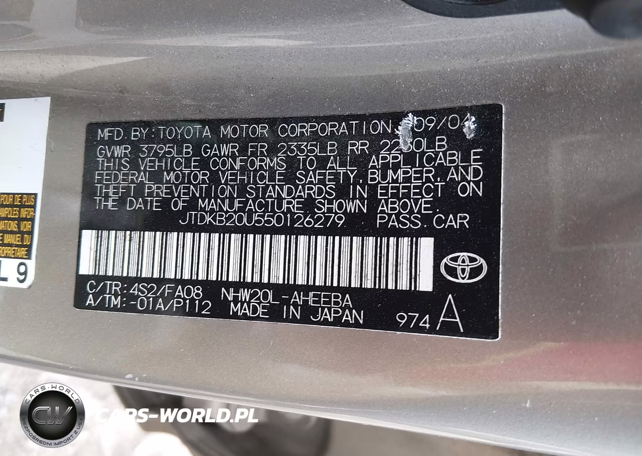2005 Toyota Prius VIN:JTDKB20U550126279 - 9