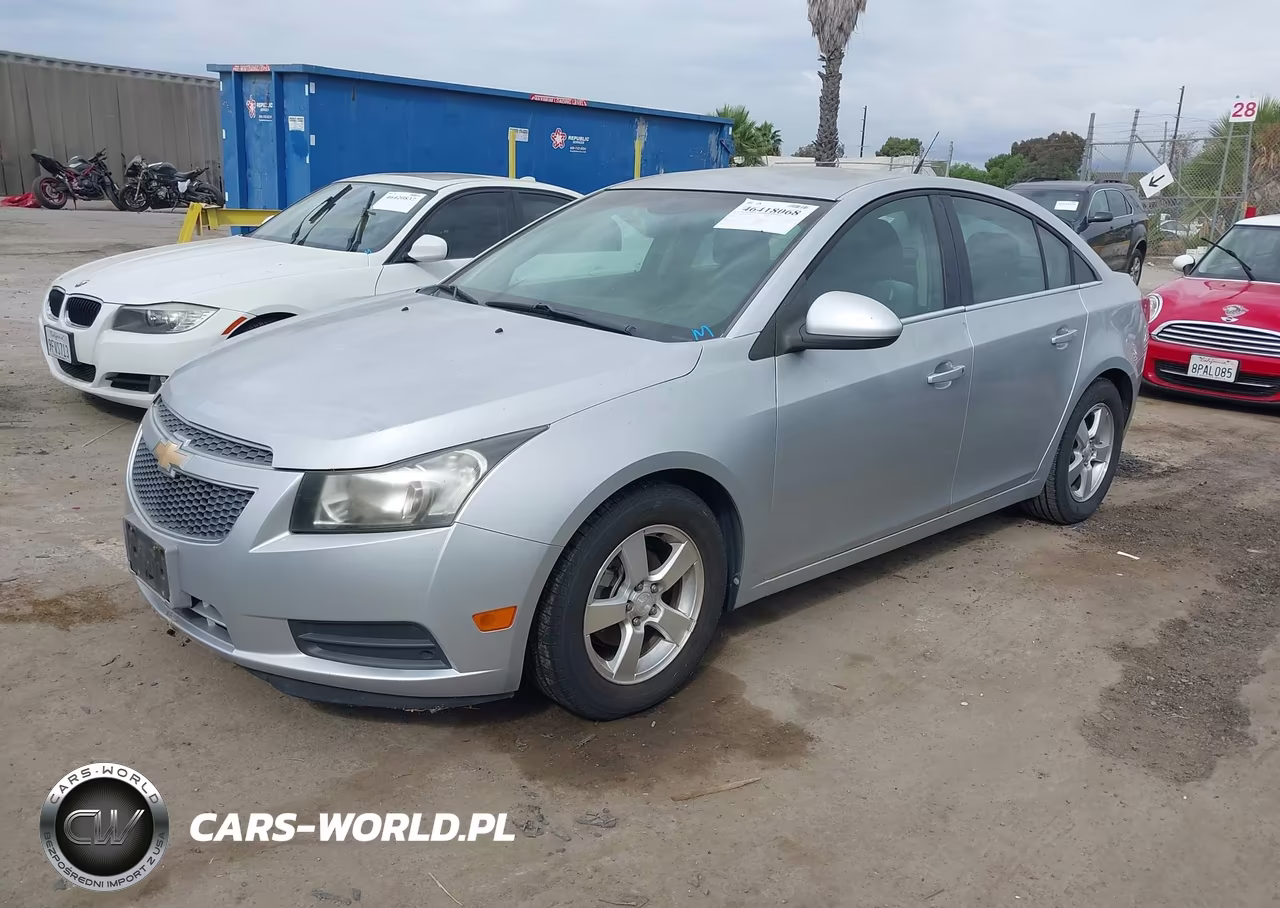2012 Chevrolet Cruze Lt VIN:1G1PF5SC6C7224055 - 2