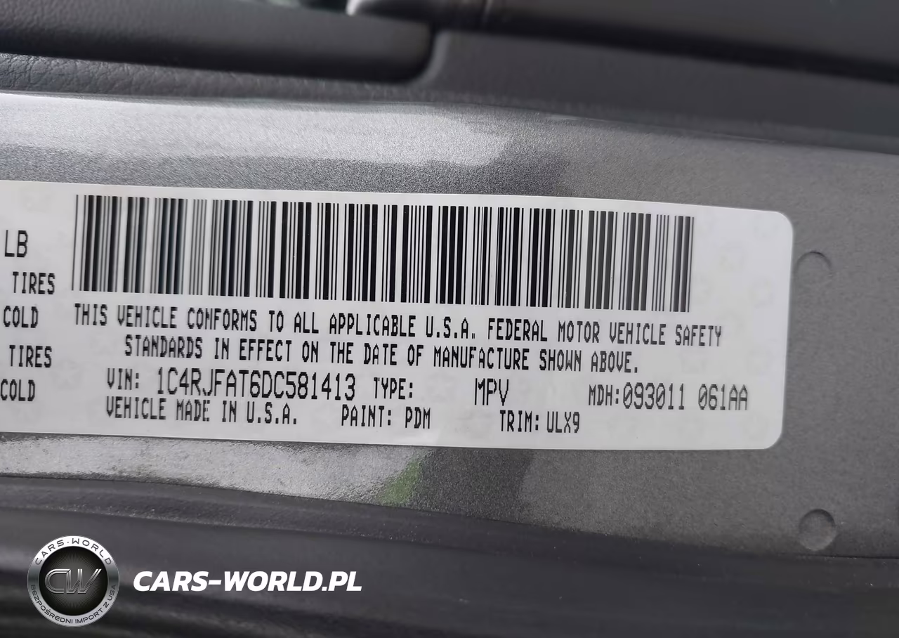 2013 Jeep Grand Cherokee Laredo Altitude VIN:1C4RJFAT6DC581413 - 9