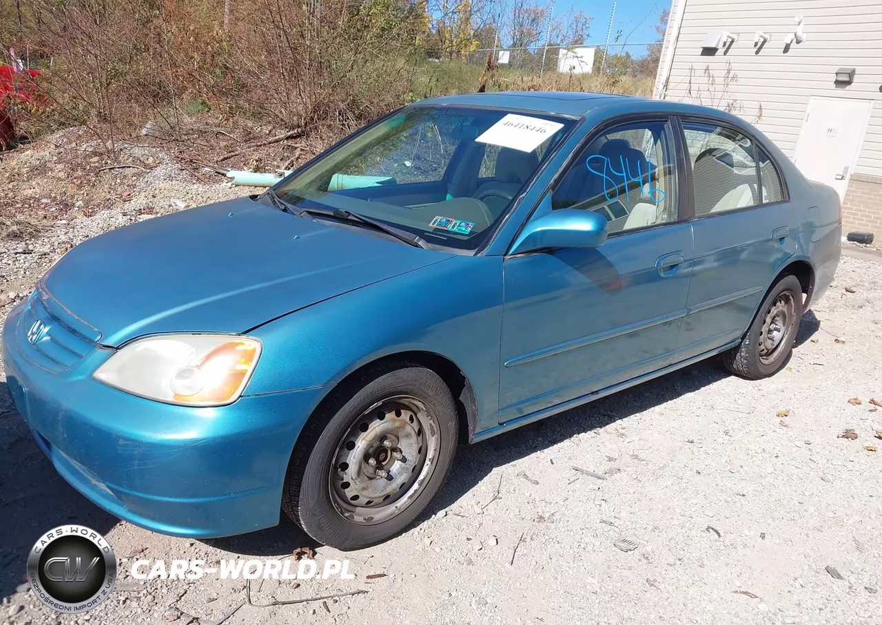 2003 Honda Civic Ex VIN:2HGES26763H512587 - 2