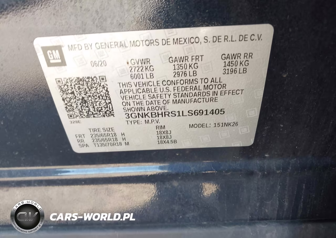 2020 Chevrolet Blazer Awd 2Lt VIN:3GNKBHRS1LS691405 - 9
