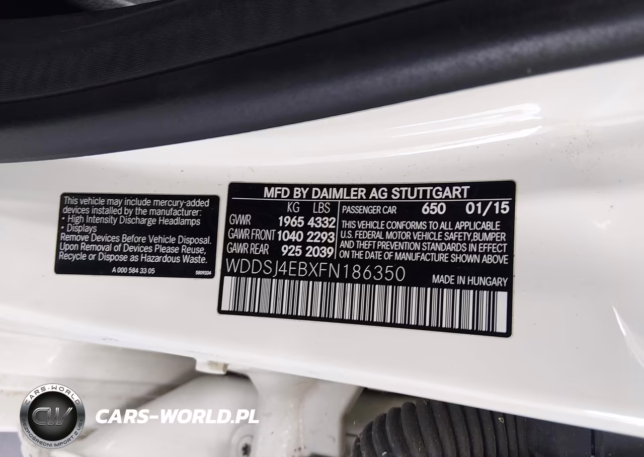 2015 Mercedes-Benz Cla 250 VIN:WDDSJ4EBXFN186350 - 9