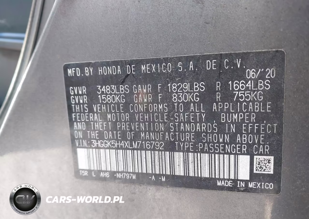 2020 Honda Fit Lx VIN:3HGGK5H4XLM716792 - 9