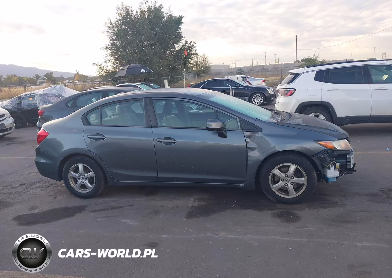 2012 Honda Civic Natural Gas VIN:19XFB5F50CE001245 - 13