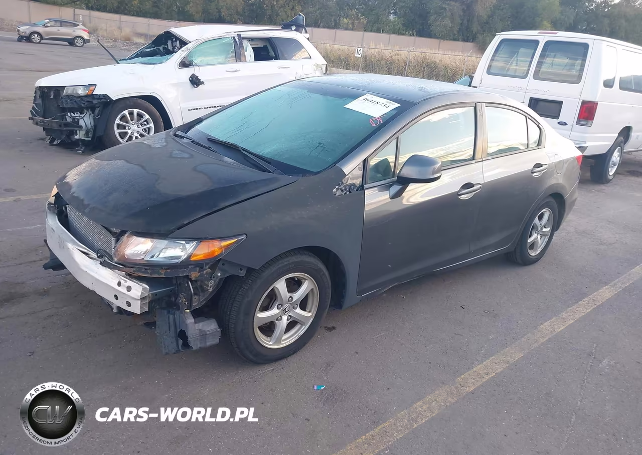 2012 Honda Civic Natural Gas VIN:19XFB5F50CE001245 - 2