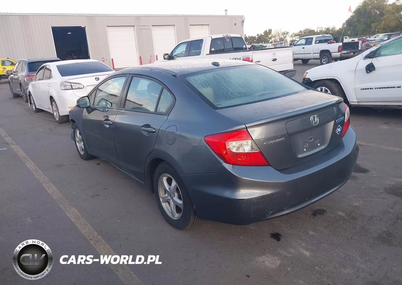 2012 Honda Civic Natural Gas VIN:19XFB5F50CE001245 - 3