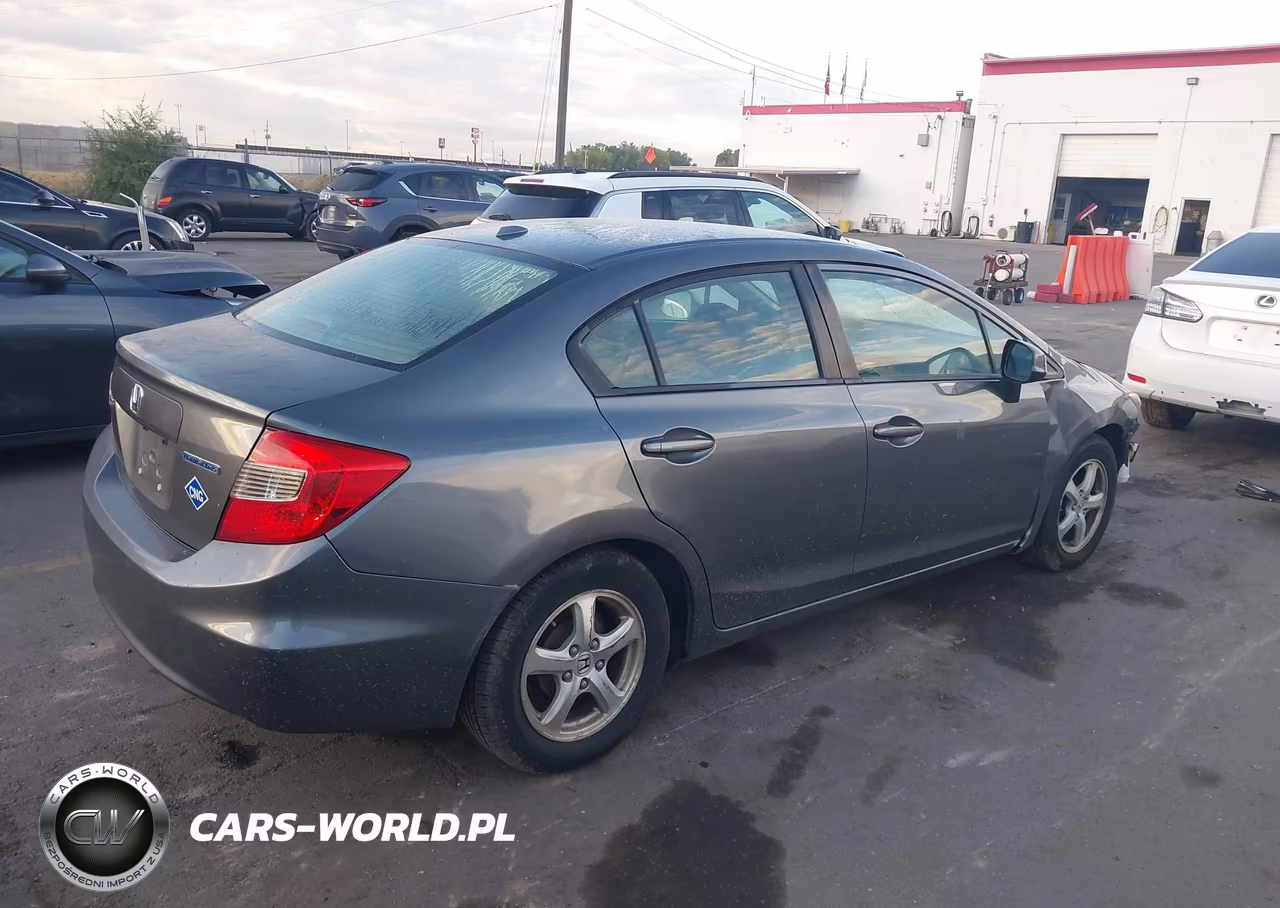 2012 Honda Civic Natural Gas VIN:19XFB5F50CE001245 - 4