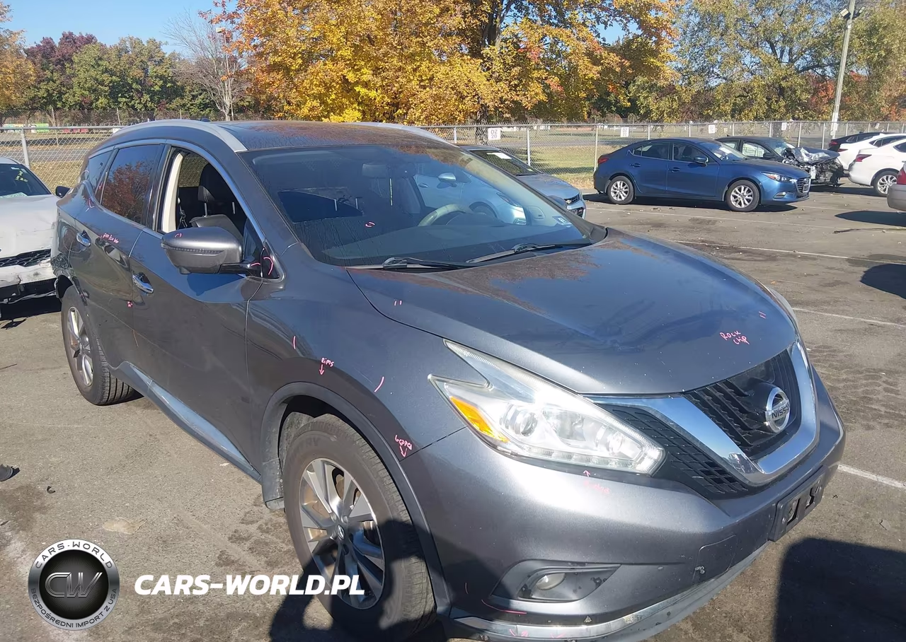 2017 Nissan Murano Sl VIN:5N1AZ2MH6HN143440 - 1