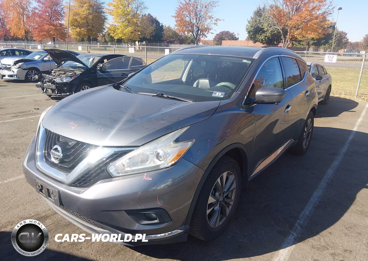 2017 Nissan Murano Sl VIN:5N1AZ2MH6HN143440 - 2