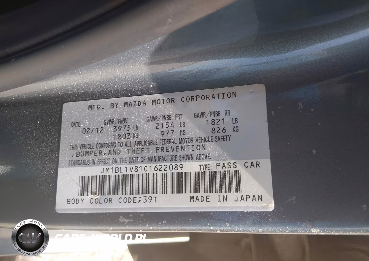 2012 Mazda Mazda3 I Touring VIN:JM1BL1V81C1622089 - 9