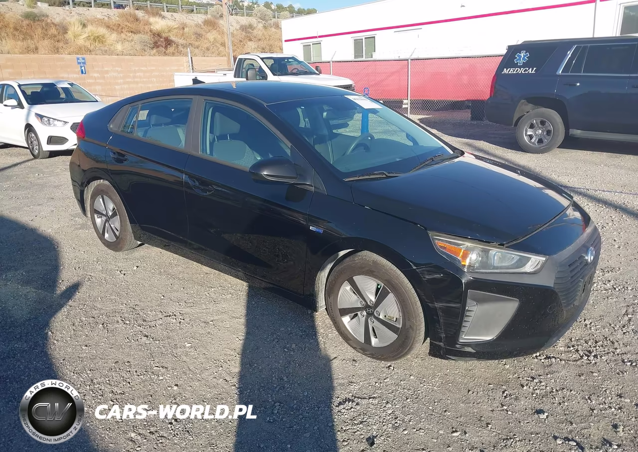 2018 Hyundai Ioniq Hybrid Blue VIN:KMHC65LCXJU075664 - 1