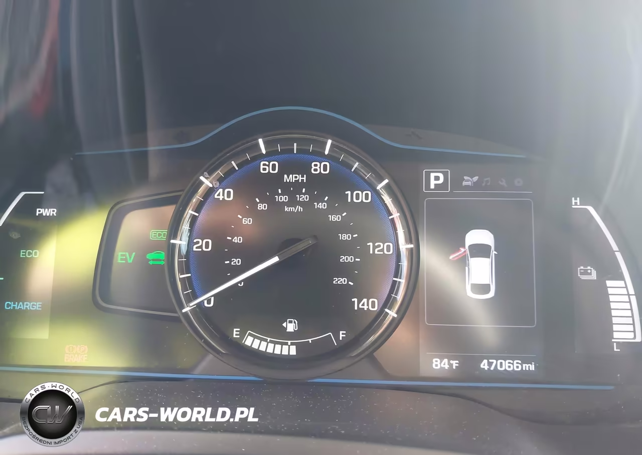 2018 Hyundai Ioniq Hybrid Blue VIN:KMHC65LCXJU075664 - 7