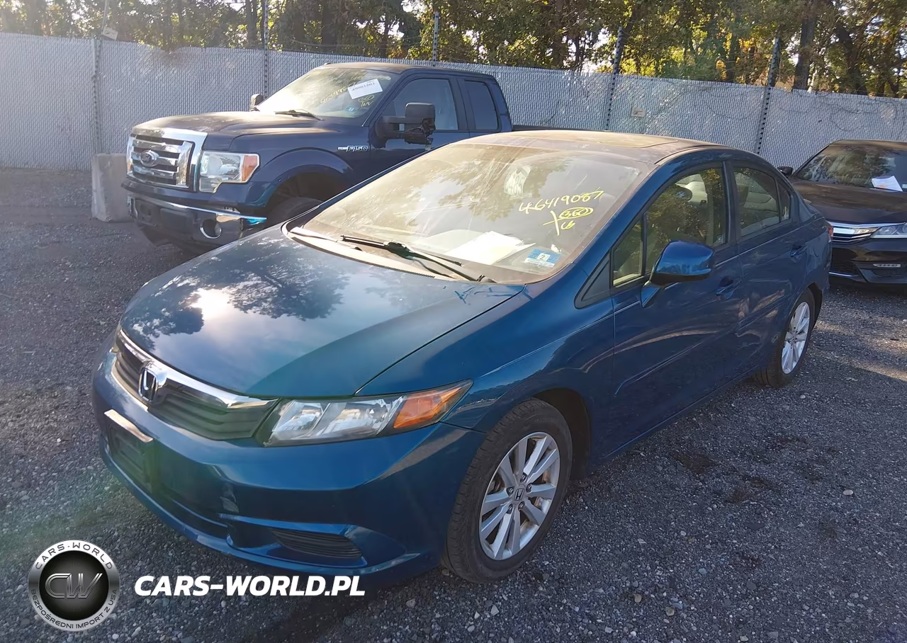 2012 Honda Civic Ex VIN:2HGFB2F85CH542807 - 2