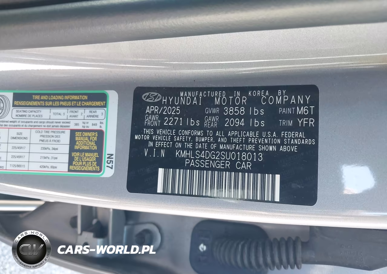 2025 Hyundai Elantra Sel Convenience VIN:KMHLS4DG2SU018013 - 9