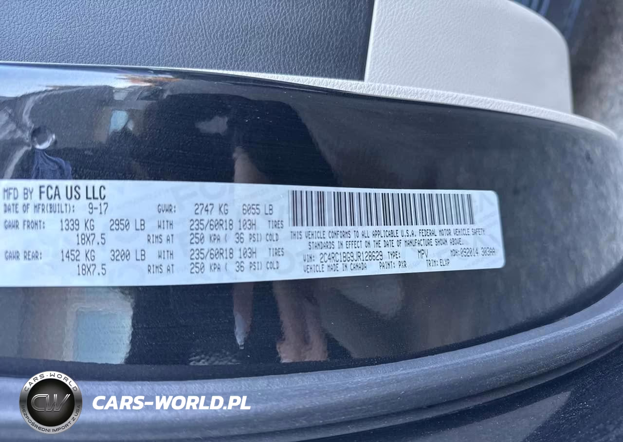 2018 Chrysler Pacifica Touring L VIN:2C4RC1BG9JR128629 - 9