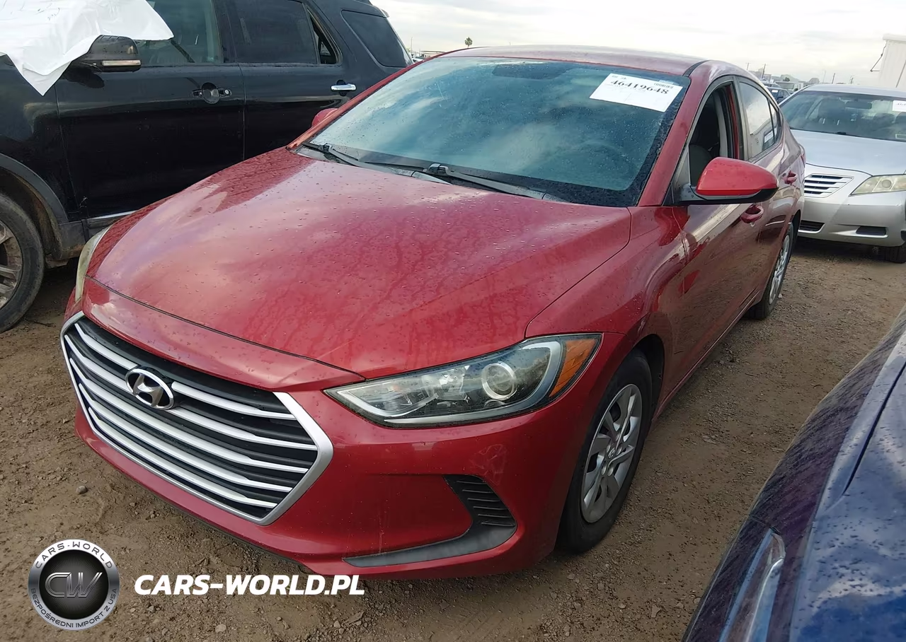 2017 Hyundai Elantra Se VIN:KMHD74LF7HU119460 - 2