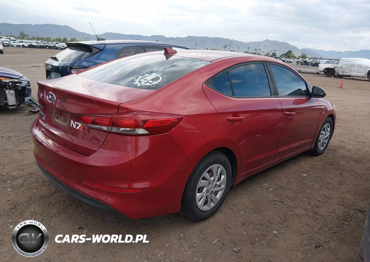2017 Hyundai Elantra Se VIN:KMHD74LF7HU119460 - 4