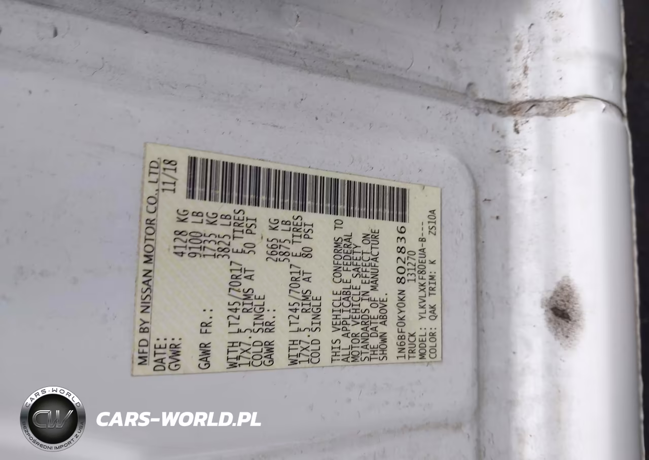 2019 Nissan Nv Cargo Nv2500 Hd Sv V6 VIN:1N6BF0KY0KN802836 - 9