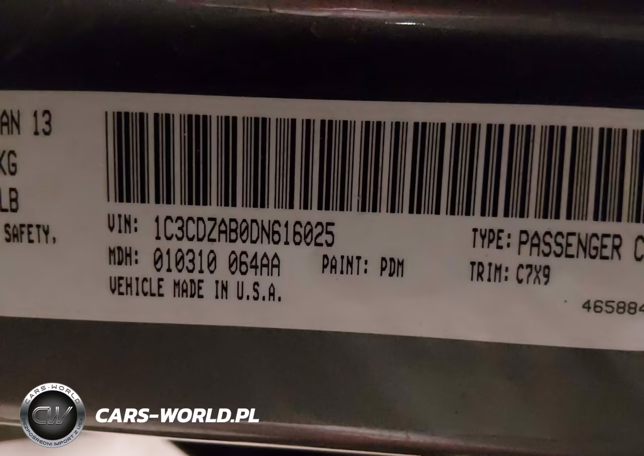 2013 Dodge Avenger Se VIN:1C3CDZAB0DN616025 - 9