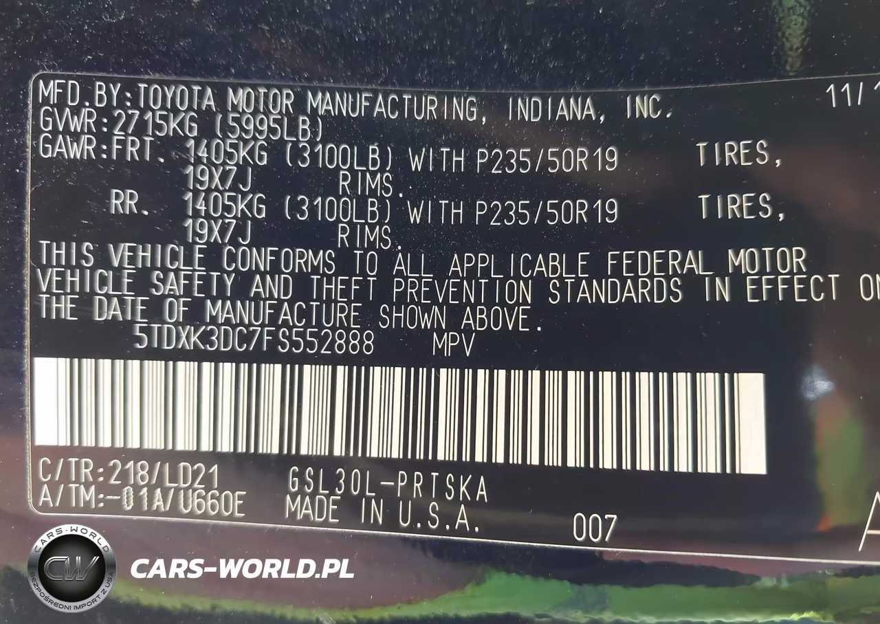 2015 Toyota Sienna Se 8 Passenger VIN:5TDXK3DC7FS552888 - 9