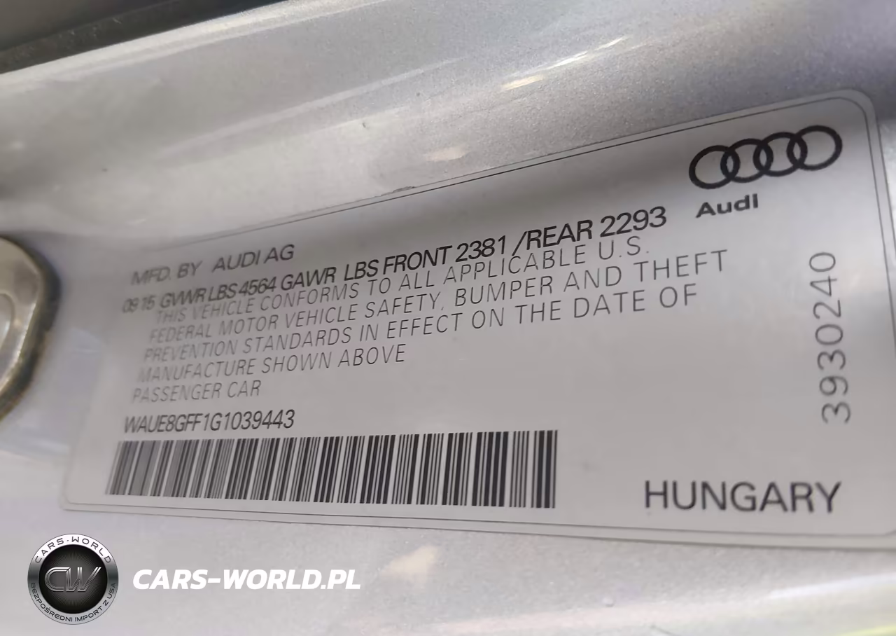 2016 Audi A3 Premium Plus VIN:WAUE8GFF1G1039443 - 9