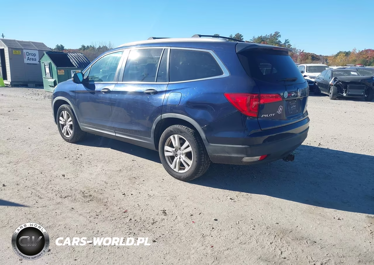 2016 Honda Pilot Lx VIN:5FNYF6H18GB043921 - 3