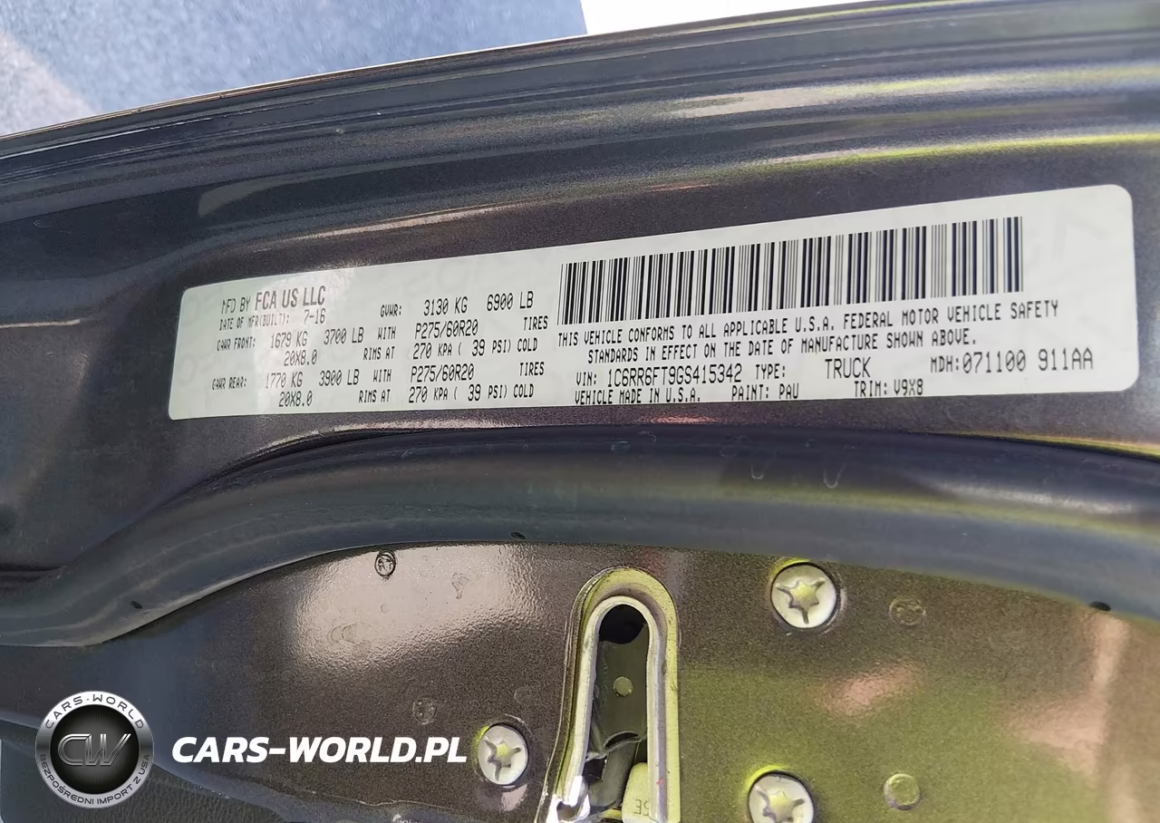 2016 Ram 1500 Express VIN:1C6RR6FT9GS415342 - 9