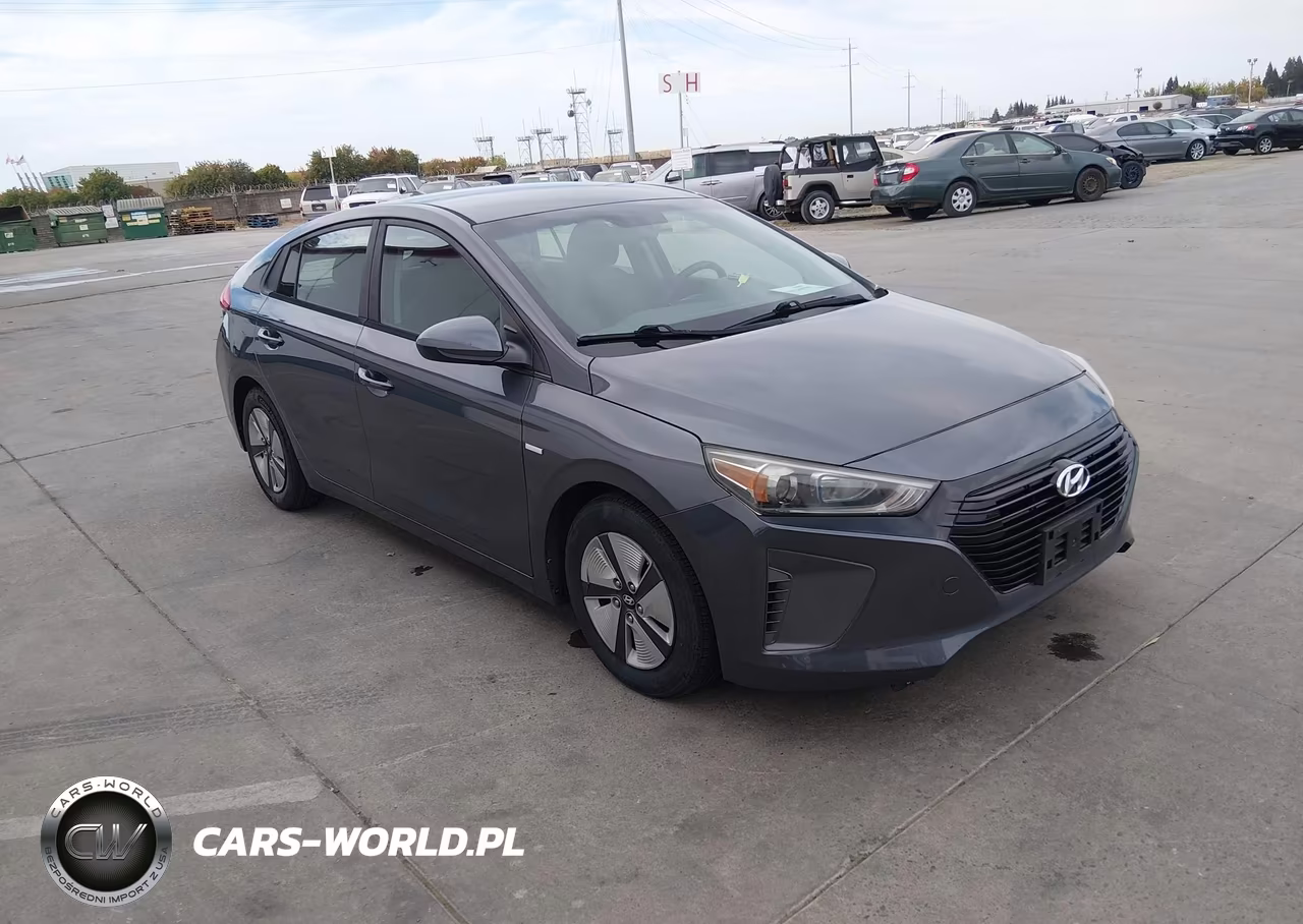 2018 Hyundai Ioniq Hybrid Blue VIN:KMHC65LC2JU100007 - 1