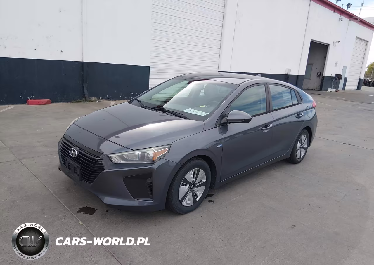 2018 Hyundai Ioniq Hybrid Blue VIN:KMHC65LC2JU100007 - 2