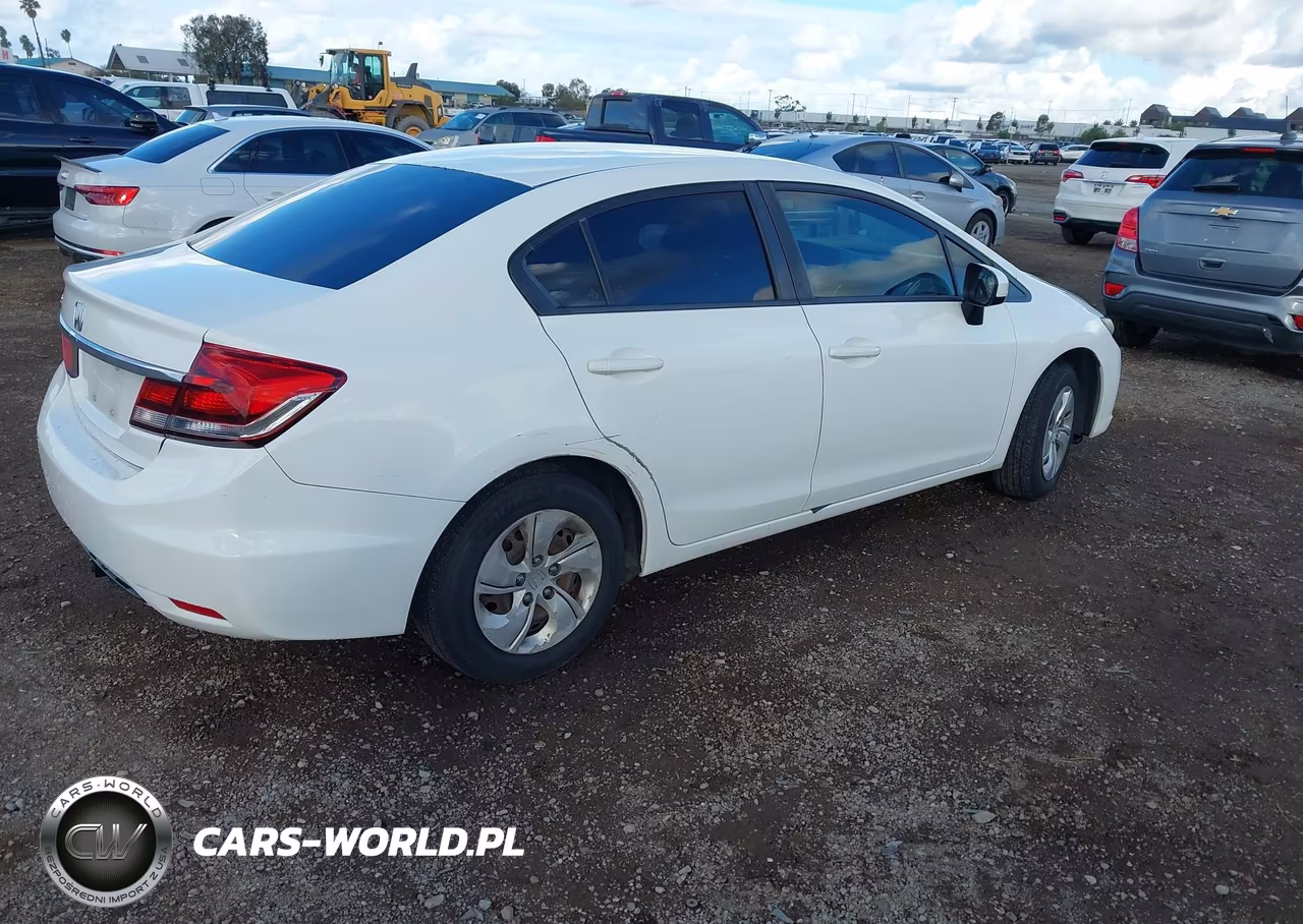2014 Honda Civic Lx VIN:19XFB2F5XEE257765 - 4