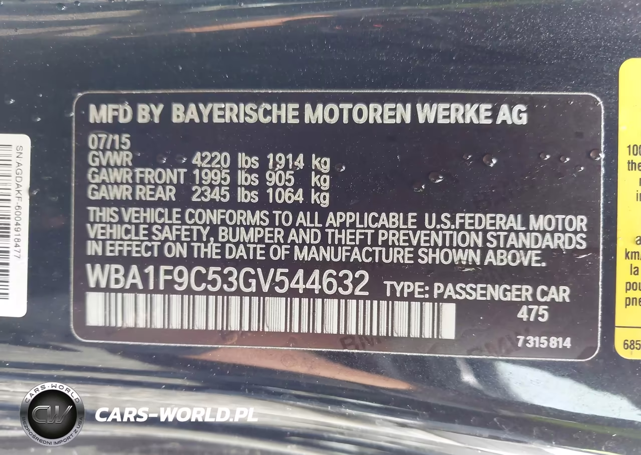 2016 BMW 228I VIN:WBA1F9C53GV544632 - 9