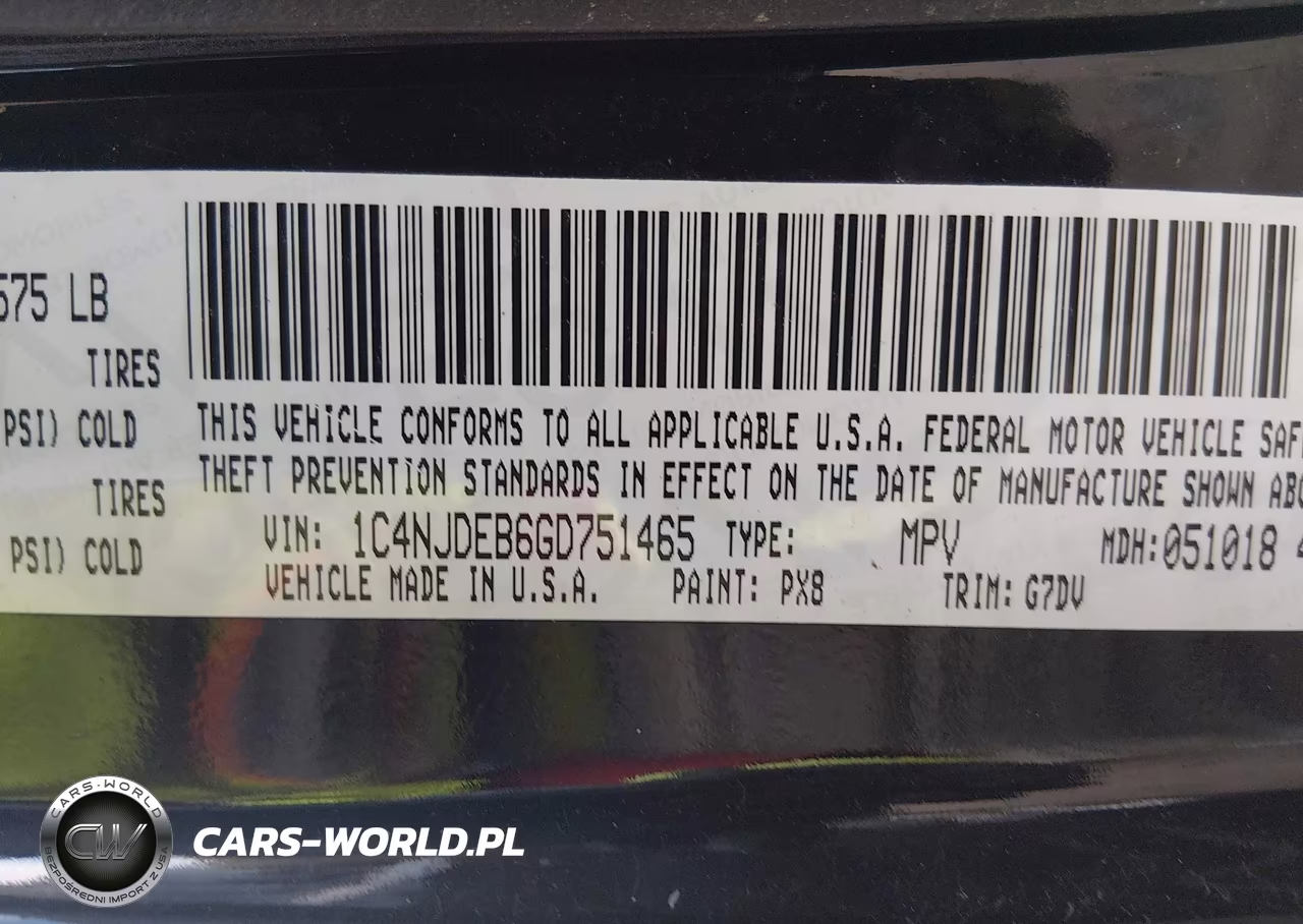 2016 Jeep Compass Latitude VIN:1C4NJDEB6GD751465 - 9
