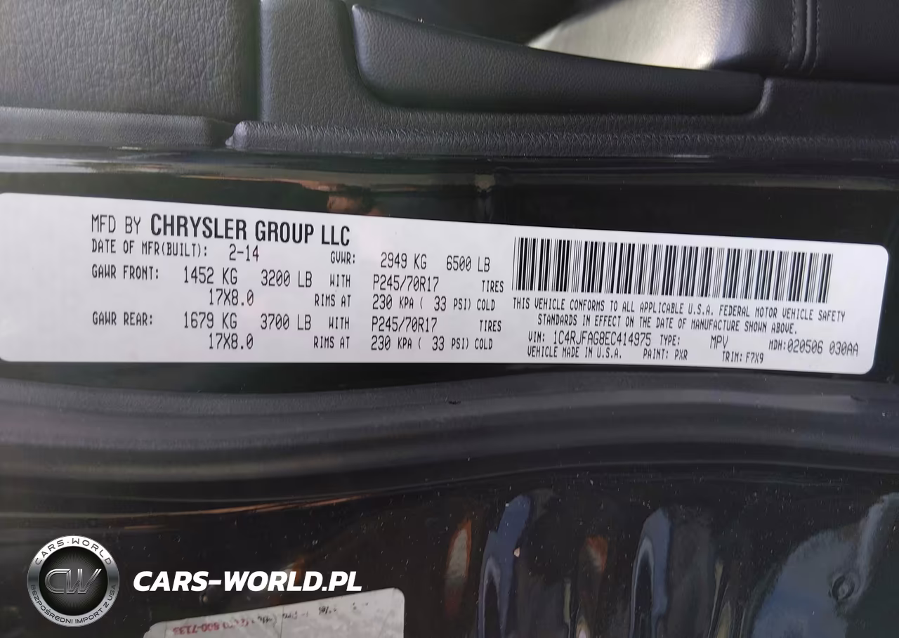2014 Jeep Grand Cherokee Laredo VIN:1C4RJFAG8EC414975 - 9