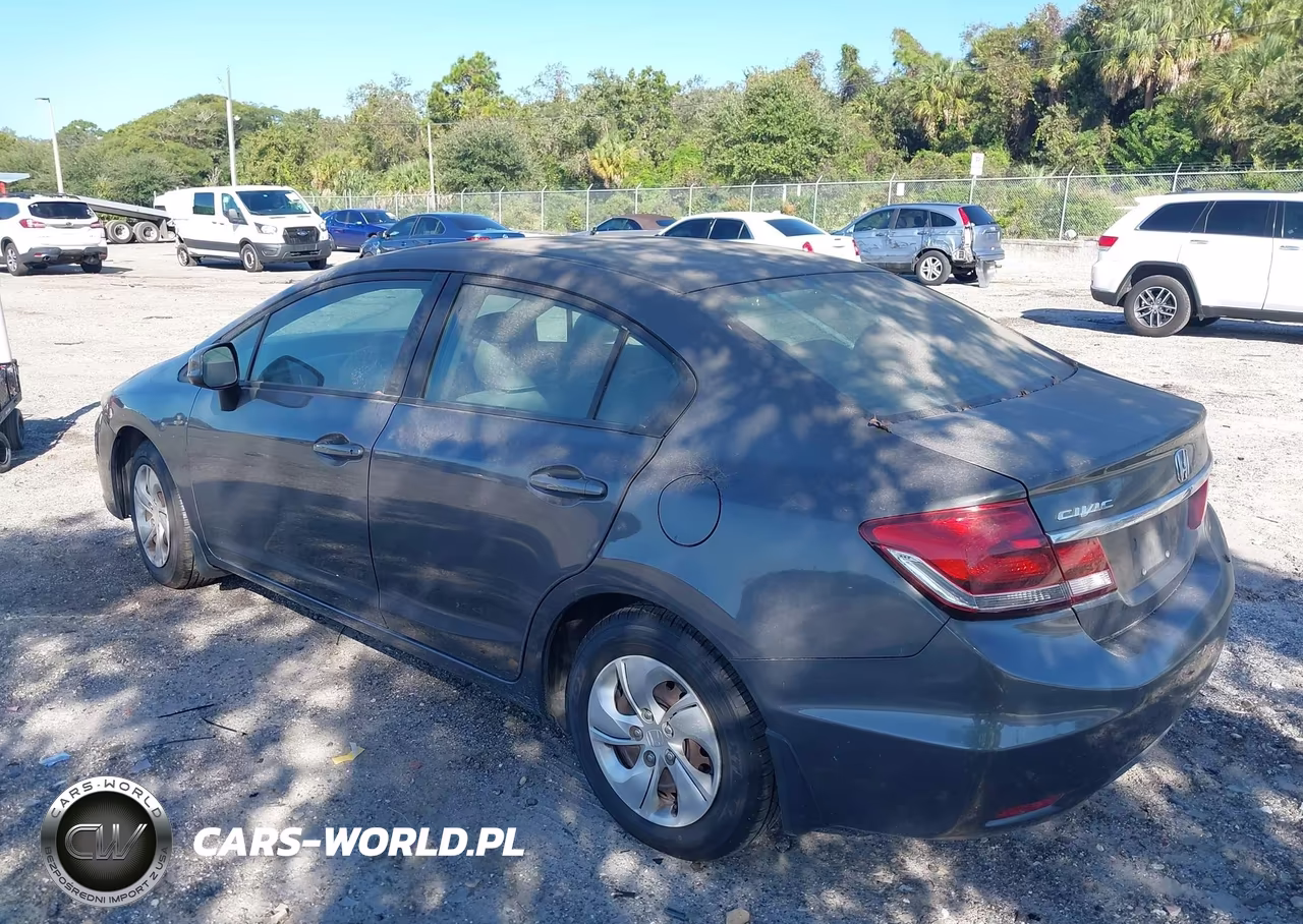 2013 Honda Civic Lx VIN:2HGFB2F56DH573863 - 3