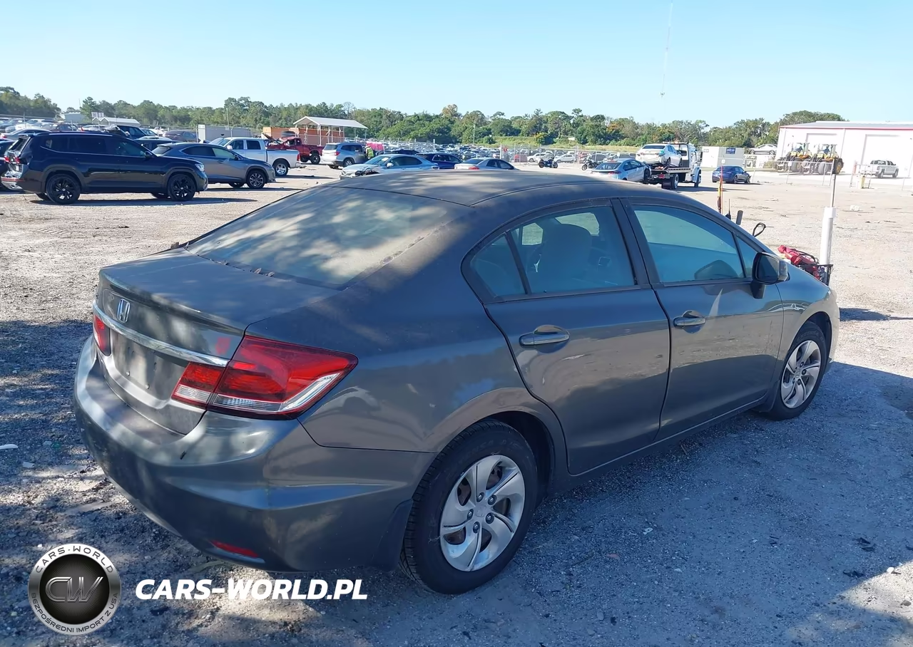 2013 Honda Civic Lx VIN:2HGFB2F56DH573863 - 4
