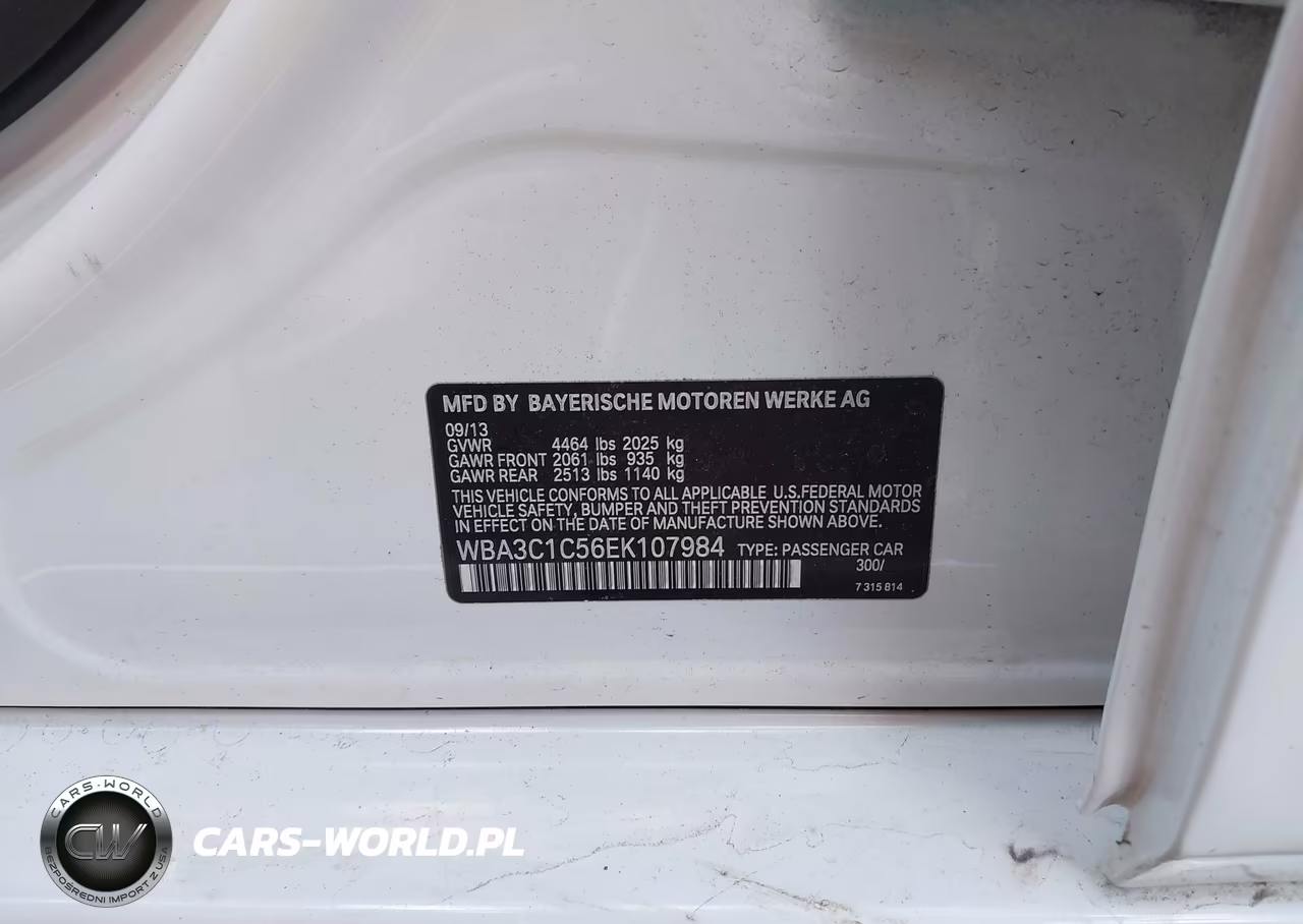 2014 BMW 328I VIN:WBA3C1C56EK107984 - 11