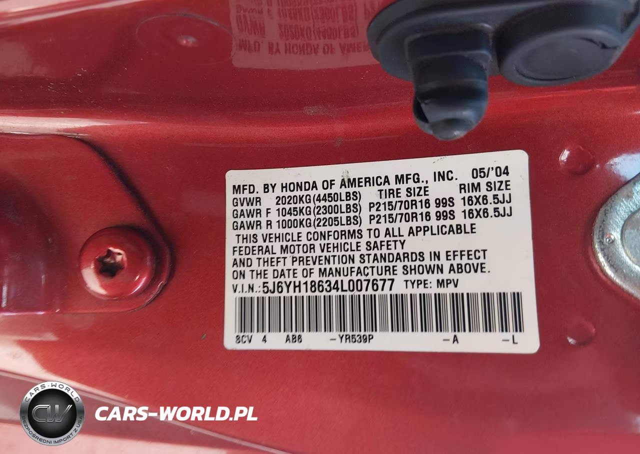 2004 Honda Element Ex VIN:5J6YH18634L007677 - 11