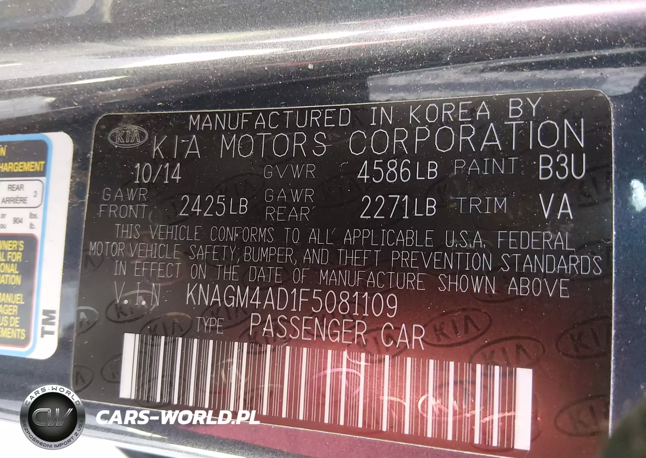 2015 Kia Optima Hybrid VIN:KNAGM4AD1F5081109 - 9