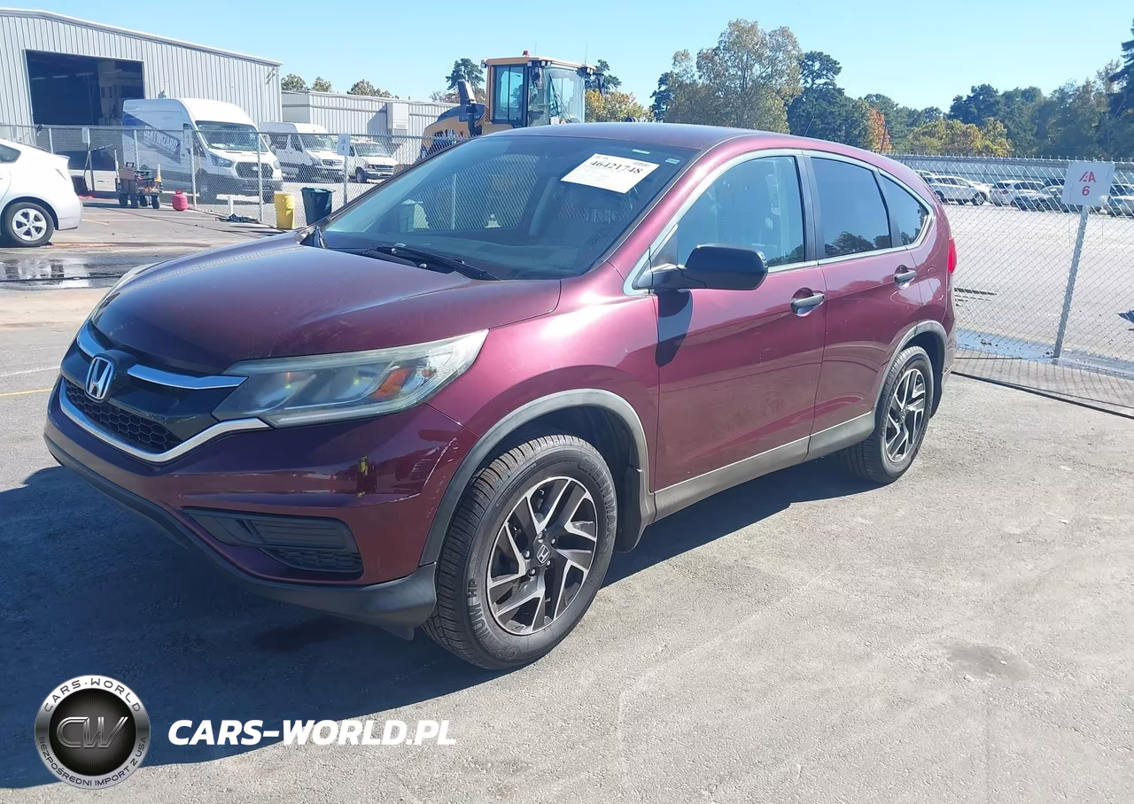 2016 Honda Cr-V Se VIN:5J6RM3H44GL026253 - 2
