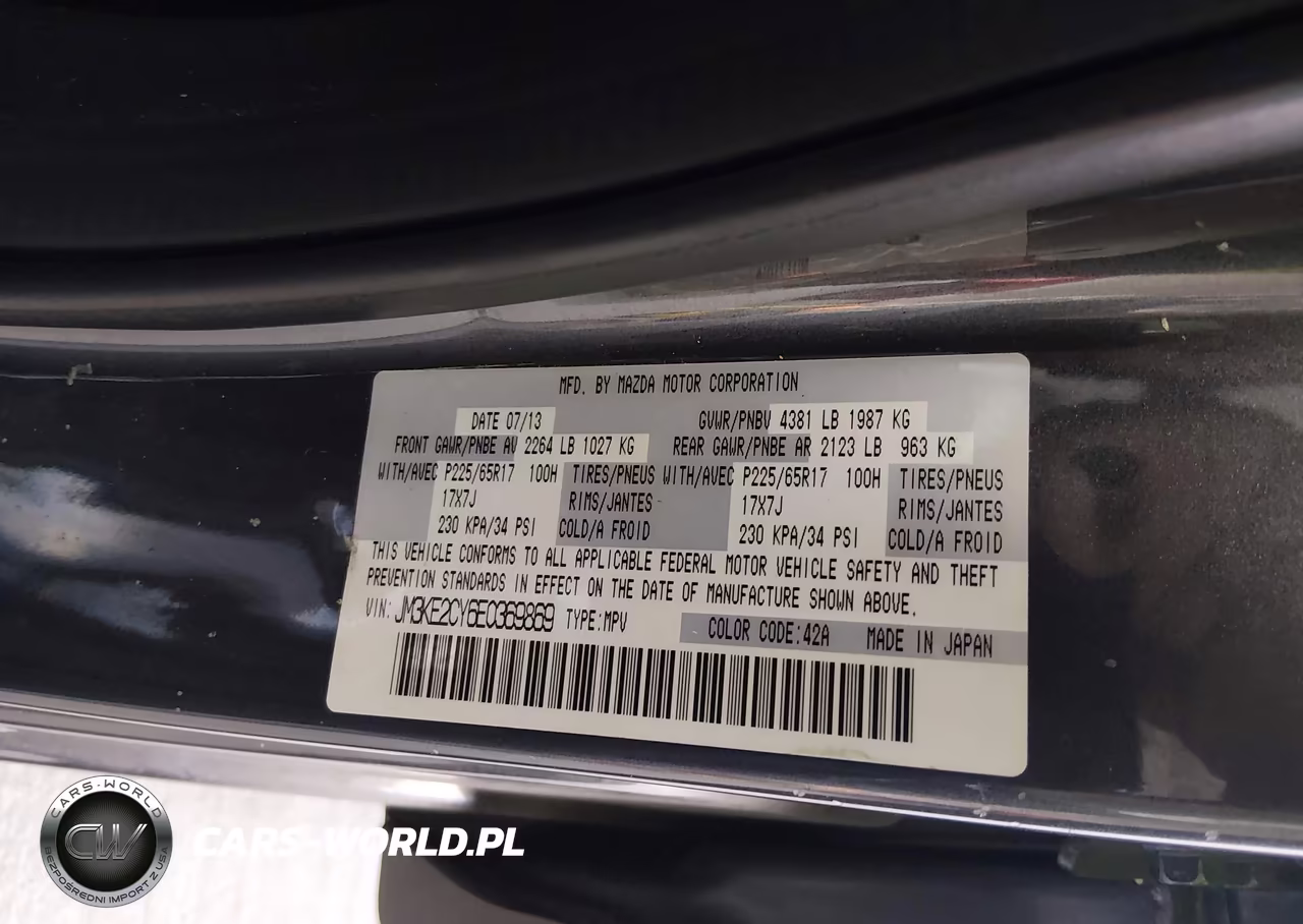 2014 Mazda Cx-5 Touring VIN:JM3KE2CY6E0369869 - 9