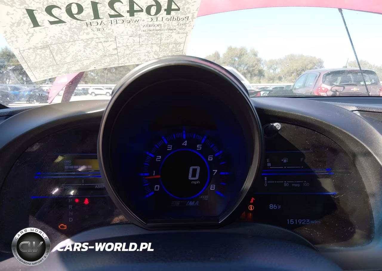 2015 Honda Cr-Z Ex VIN:JHMZF1D66FS001241 - 7