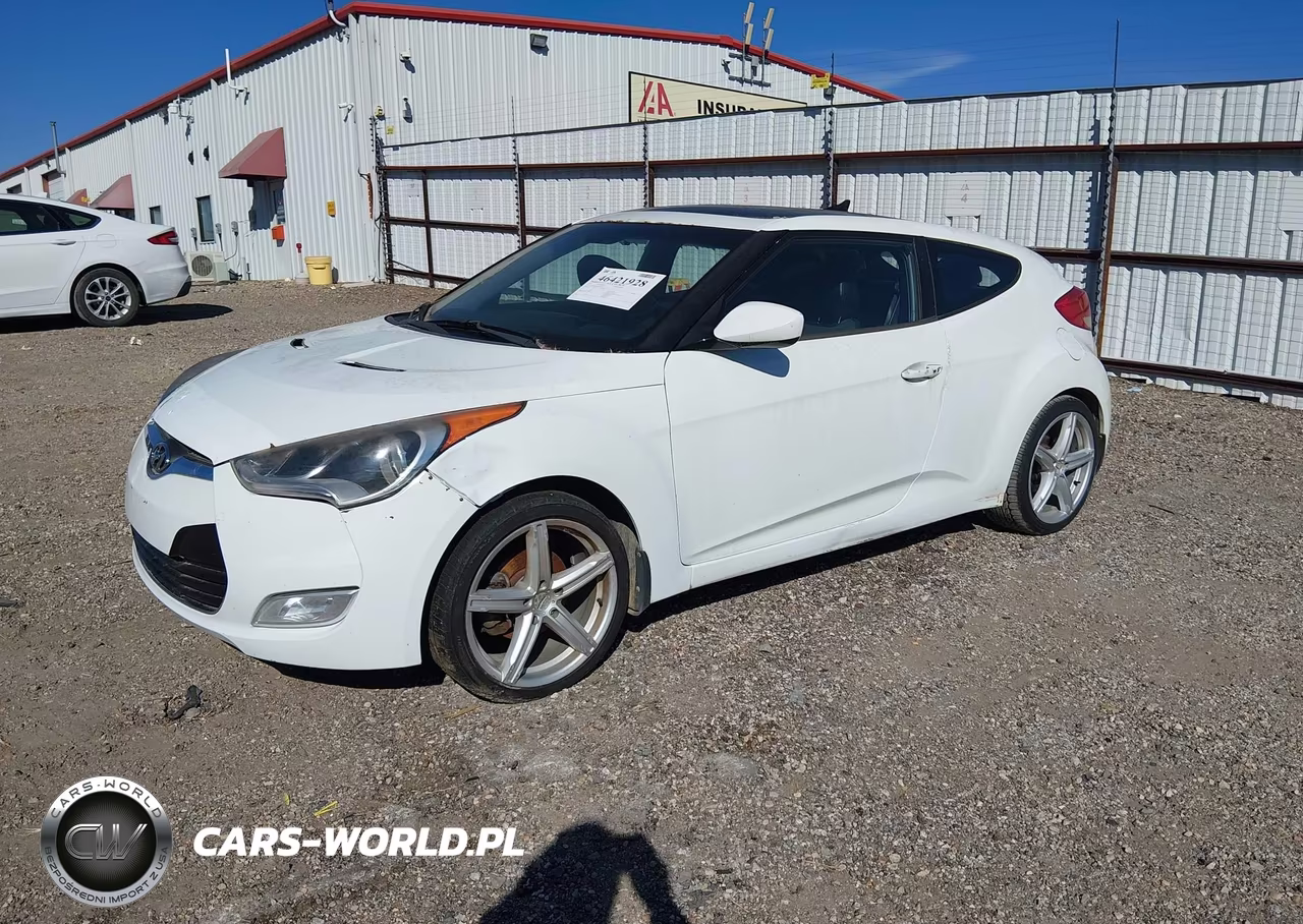 2013 Hyundai Veloster Base W-Black VIN:KMHTC6AD9DU105591 - 2