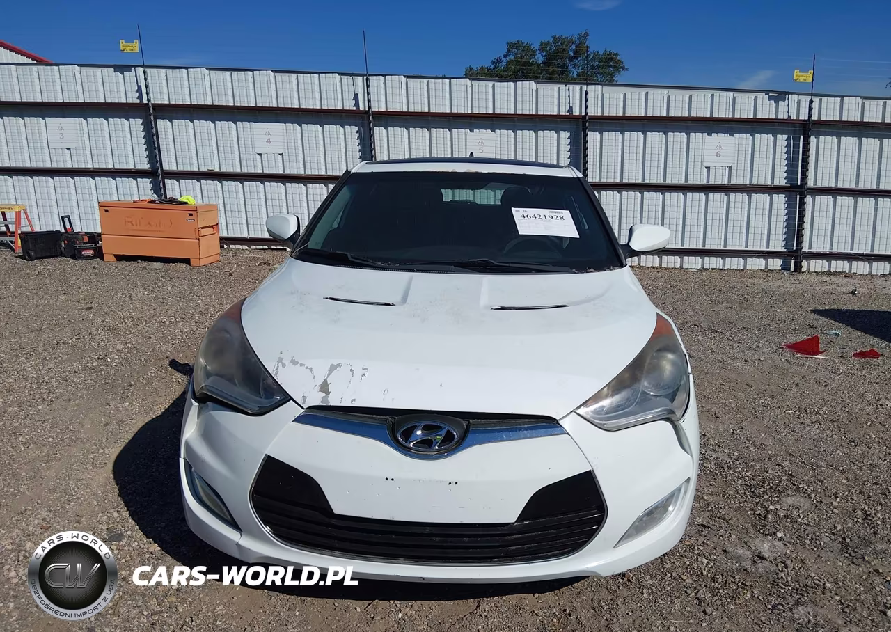 2013 Hyundai Veloster Base W-Black VIN:KMHTC6AD9DU105591 - 6