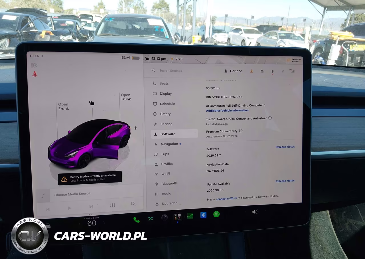 2022 Tesla Model 3 Long Range Dual Motor All-Wheel Drive VIN:5YJ3E1EB2NF257068 - 19